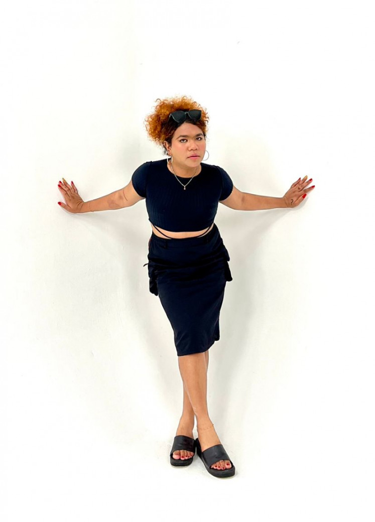 Respect: As a trans woman herself, 27-year-old Cara looked up to Dorce Gamalama, referring to her as a “trans icon.” 