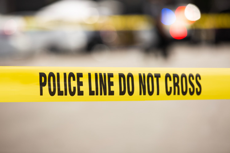 Illustration of a police tape sealing a crime scene.